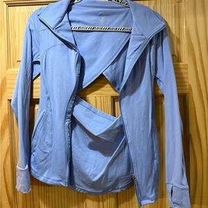 BuffBunny Sky Blue Zip-Up Hoodie